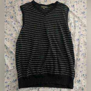 Merona Stripped V-Neck Sweater Vest